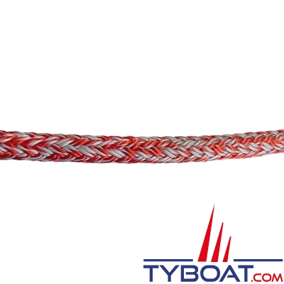 MaloMotion - Chausey - Ø 6 mm - Gris/Rouge - (10 mètres)