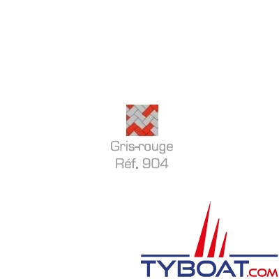 MaloMotion - Chausey - Ø 8 mm - Gris/Rouge - (10 mètres)