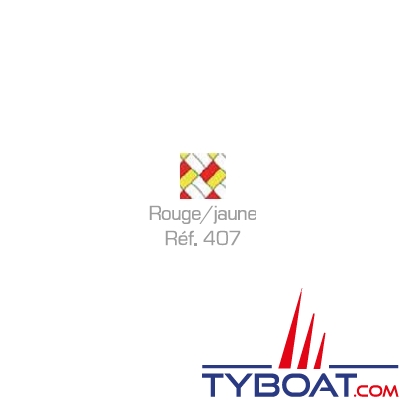 MaloMotion - PPMotion - Cordage flottant - Ø  8 mm - Rouge/Jaune (10 mètres)