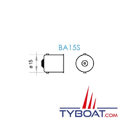 Mantagua - Ampoule à led 10w - BA15S - blanc chaud - 40°