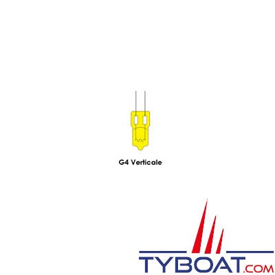 Mantagua - Ampoule à led 10w - G4 verticale étroite - blanc chaud - 90°
