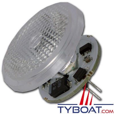 Mantagua - Ampoule à led 10w - MR11 ou GU4 - blanc chaud - 40°