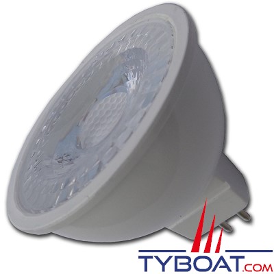 Mantagua - Ampoule à led 40w (300lm) - MR16 ou GU5.3 - 5w - blanc chaud - 40° - 9 à 30 vdc