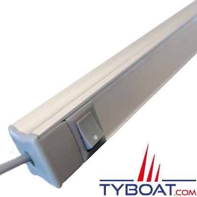 Mantagua - Enez - Réglette LED - 180 lumens - Blanc chaud (3100K) - applique en saillie - 9/32 Volts DC