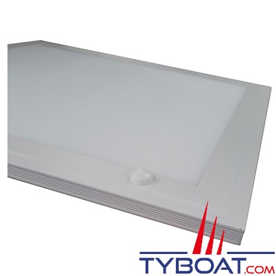 Mantagua - Plafonnier chausey -20w blanc neutre 4500k - 300x300x10mm - 230 vac aluminium blanc