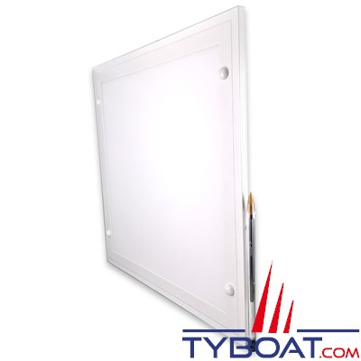 Mantagua - Plafonnier chausey -40w blanc neutre 4500k - 600x600x10mm - 24vdc aluminium blanc