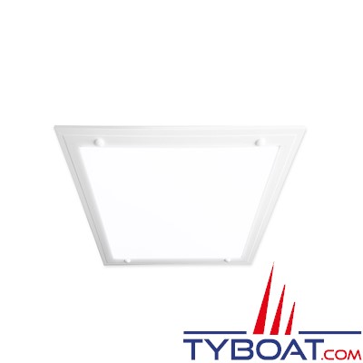 Mantagua - Plafonnier chausey dimmable -20w blanc neutre 4500k - 300x300x10mm - 230 vac aluminium blanc