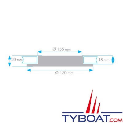 Mantagua - Plafonnier penfret encastré -12w blanc neutre 4500k - ø166mm - 230 vac aluminium blanc