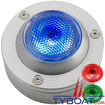 Mantagua - Projecteur led barre de flêche - rouge ou bleu ou vert - 10° - aluminium anodisé mat