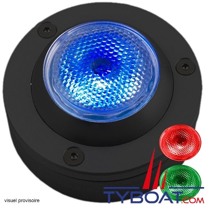 Mantagua - Projecteur led barre de flêche - rouge ou bleu ou vert - 10° - aluminium anodisé noir