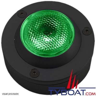 Mantagua - Projecteur led barre de flêche - rouge ou bleu ou vert - 25° - aluminium anodisé noir