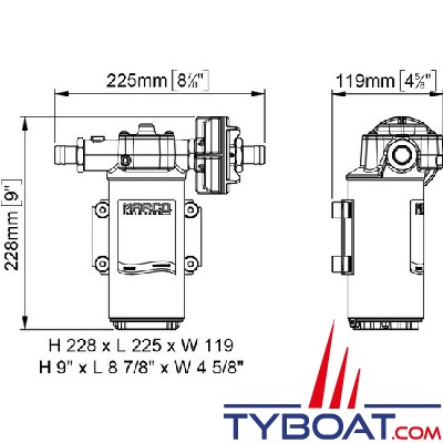 Pompe de transvasement huile ou gasoil 12V