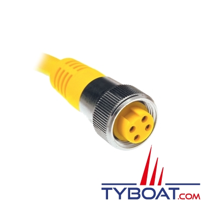 Maretron - Câble d'alimentation NMEA2000 Mini avec connecteur femelle - 1 m