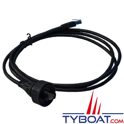 Maretron - Câble Ethernet étanche 4,9 m pour IPG100 et VDR100