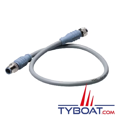 Maretron - Câbles et connecteurs NMEA2000 - Cordon double moyen - M vers F - 1 m (gris)