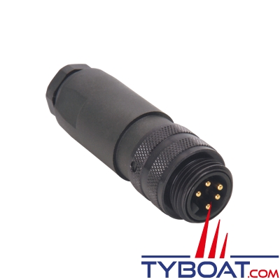 Maretron - Câbles et connecteurs NMEA2000 - Mini-connecteur à fixer sur le terrain (mâle)