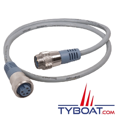 Maretron - Câbles et connecteurs NMEA2000 - Mini cordon double - M vers F - 0,5 m (gris)