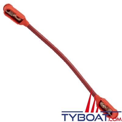 Maretron - CBMD - Câble de liaison avec cosses pour module de dérivation, calibre 6 AWG, rouge