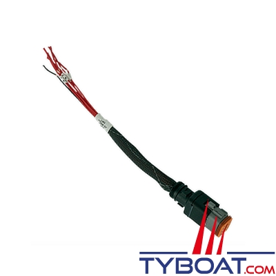 Maretron - CLMD12 - Connecteur d'entrée (J2) avec câbles volants de 1 m