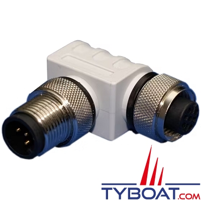 Maretron -  Connecteur NMEA2000 Micro-C coudé  mâle/femelle 90°