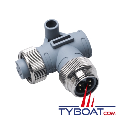 Maretron - Connecteur NMEA2000 Mini coudé  mâle/femelle 90°
