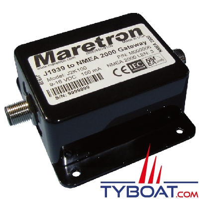 Maretron - Convertit J1939 en NMEA2000 pour une utilisation avec les moteurs, les générateurs, les climatiseurs et les machines à glaçons Dometic