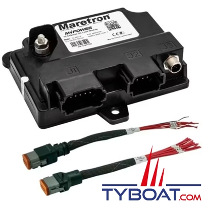 Maretron - Module de contrôle de charge 19 canaux - 12 canaux de sortie, 7 canaux d'entrée - Câbles et connecteurs A3706 et A3707 inclus