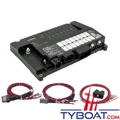 Maretron - Module de contrôle de charge 28 canaux - 17 canaux de sortie, 11 canaux d'entrée - Câbles et connecteurs A3708, A3709 et A3710 inclus