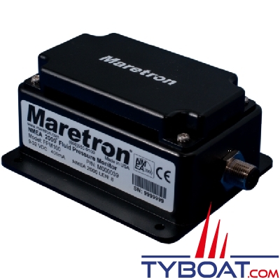 Maretron - Pressostat de fluide à 6 canaux pour surveiller la pression du niveau du réservoir à l'aide de capteurs de pression 4-20 mA