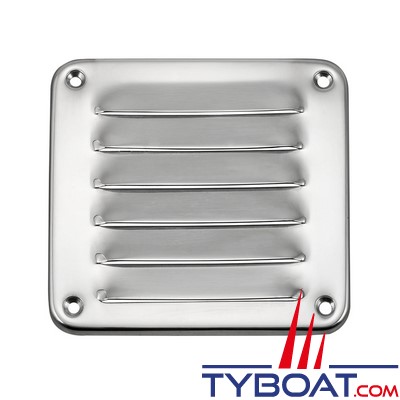 Marine Town - Grille de ventilation - inox 304 - 127x122mm