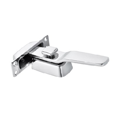 Marine Town - Loquet à bouton poussoir - inox 316 - gâche encastrée - 213mm