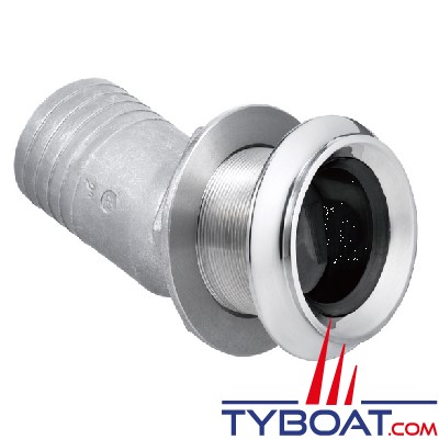 Marine Town - Sortie d'échappement - Inox 316 - droit - Ø 51mm