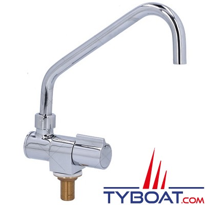 Robinet simple rabatable - Laiton chromé - filetage 3/8
