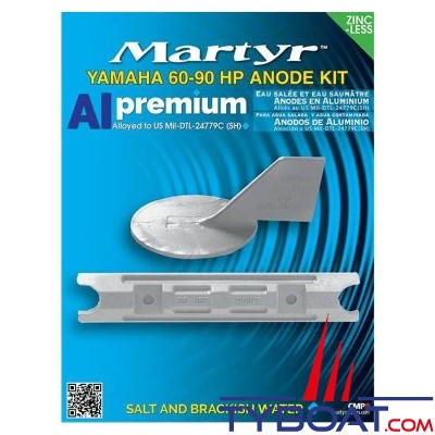 Martyr - Kit anode alu pour Yamaha 60-90cv