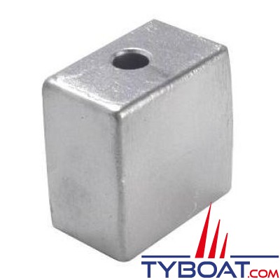 Anode cube pour OMC 50 à 140 cv / V4 et V6 depuis 1982 - aluminium Hydral 2