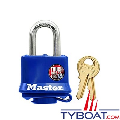 Master Lock - Cadenas avec protection thermoplastique Feu - 40 mm