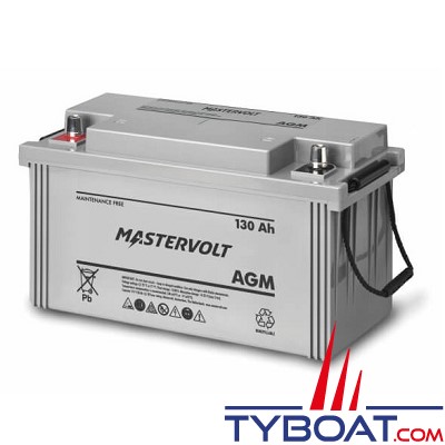 Mastervolt - Batterie AGM 12 Volts - 130 Ah