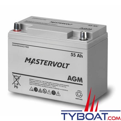 Mastervolt - Batterie AGM 12 Volts - 55 Ah