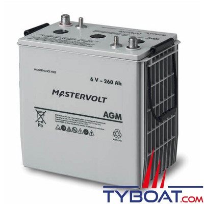 Mastervolt - Batterie AGM 6 Volts - 260 Ah