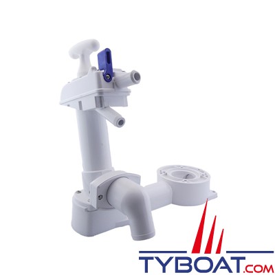 Matromarine - Pompe avec base pour wc manuel compatible RM69, Jabsco, Johnson,TMC, Raritan, Ocean Technologie