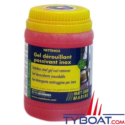 Matt Chem - Nettinox - Gel dérouillant nettoyant passivant inox - 300gr