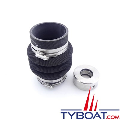 Maucour - Joint tournant ERCEM pour arbre Ø 34 mm et tube étambot Ø 75-84 mm  - soufflet renforcé.