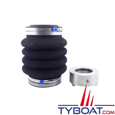 Maucour - Joint tournant ERCEM pour arbre Ø 70 mm et tube étambot Ø 122-132 mm - soufflet renforcé.