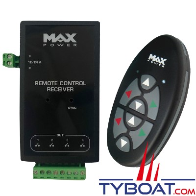 Max power - Emetteur / Récepteur  pour propulseurs - 4 canaux