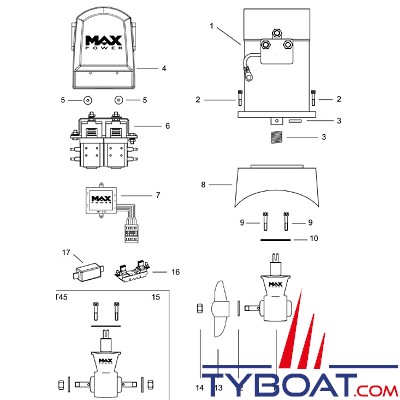 Max Power - joint d'embase CT35/45