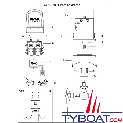Max Power - joint d'embase CT60/80/100/125