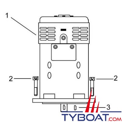 Max Power - Moteur pour CT100 - 12V 