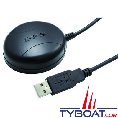 MC Marine - Antenne GPS active GP-01 USB - 16 canaux Sky Traq Venus 8