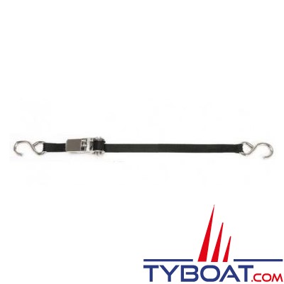 BoatBuckle - Sangle rétractable - Série polyester tout inox