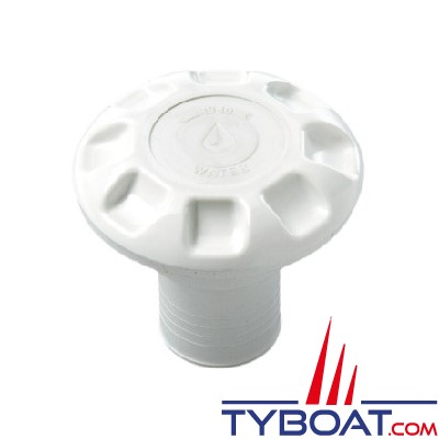 Nable polyamide Plastimo EAU pour tuyau Ø 38 mm + bouchon polyamide - blanc